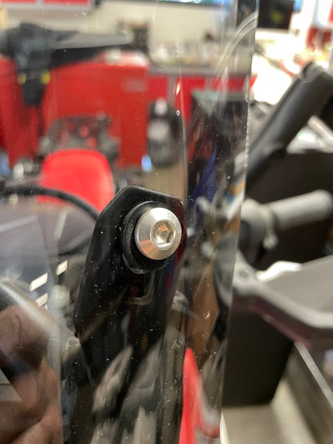 Honda CRF250L & CRF300L Windscreen / Windshield - Clear, No Drilling Required, Easy Mount