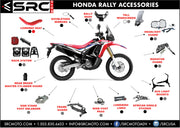 Front Braided Brake Line HONDA CRF 250L & Rally 2013-2020