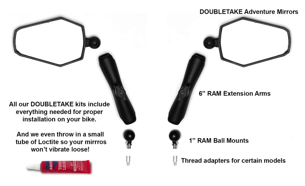 アップルパイ 6w 2点セット DoubleTake Adventure Mirror Set – SRC MOTO