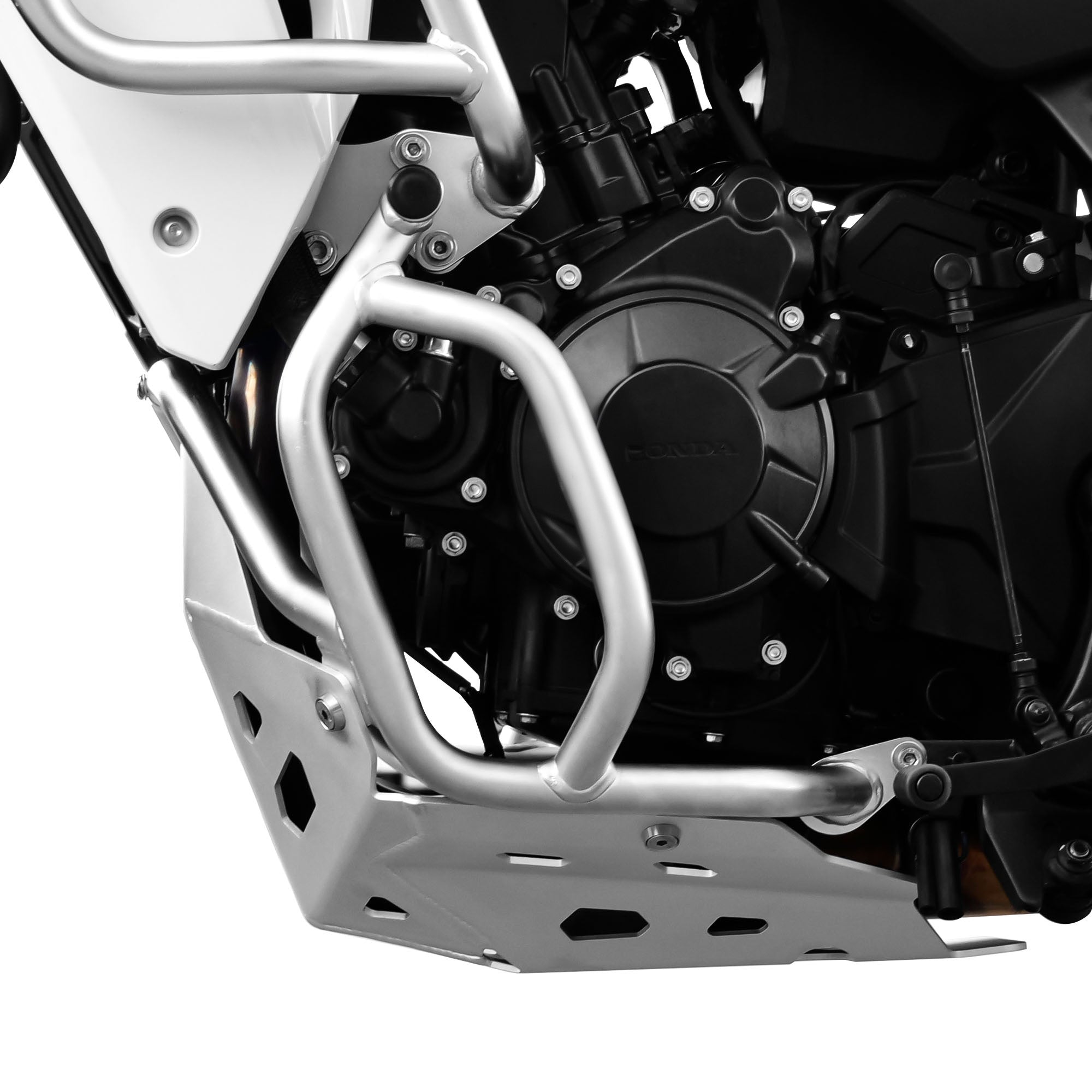 Lower Crash Bar/Skid Plate Set Honda TRANSALP – SRC MOTO