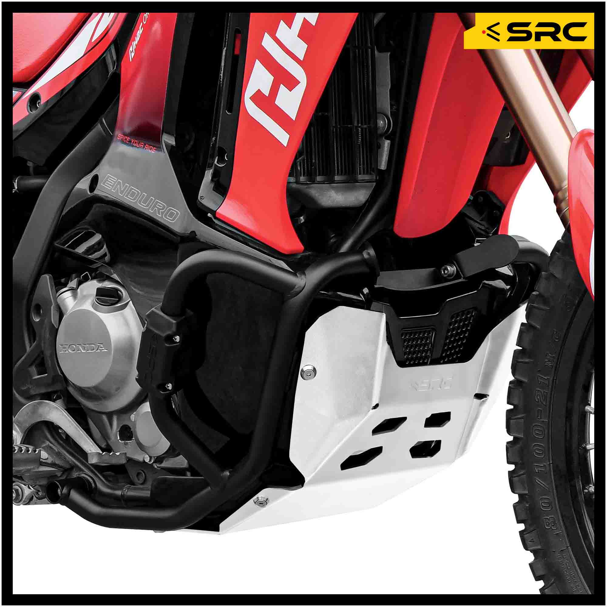 Skid Plate and Engine Guard 2021 & 2022 HONDA CRF 300L Rally – SRC