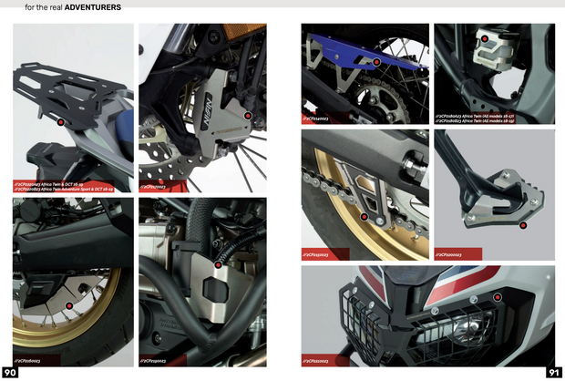 Package Deal of Cross Pro Africa Twin 2016-2019 Accessories #C-07-140#