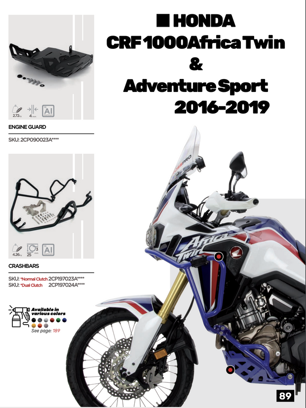 Package Deal of Cross Pro Africa Twin 2016-2019 Accessories #C-07-140#