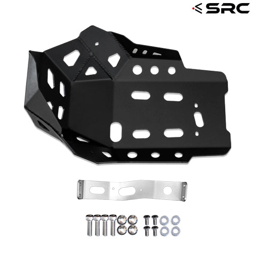 Protective Aluminum Skid Plate/Lower Engine Sump Guard  - Yamaha Ténéré 700 V1 standard version (D)