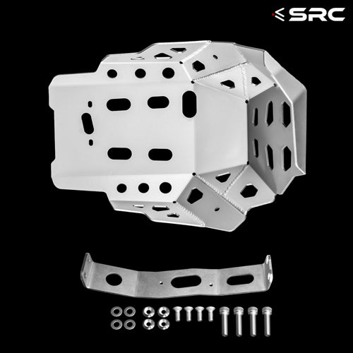 Protective Aluminum Skid Plate/Lower Engine Sump Guard  - Yamaha Ténéré 700 V1 standard version (D)