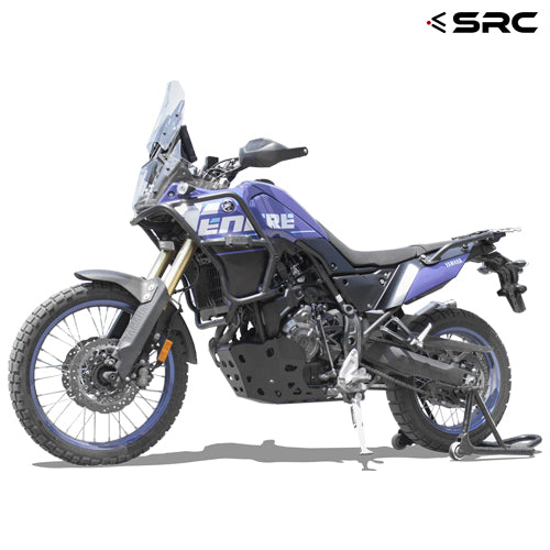 Protective Aluminum Skid Plate/Lower Engine Sump Guard  - Yamaha Ténéré 700 V2 (with Side Wings!) (D) #F-03-090#