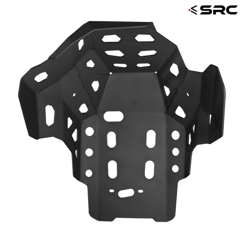 Protective Aluminum Skid Plate/Lower Engine Sump Guard  - Yamaha Ténéré 700 V2 (with Side Wings!) (D) #F-03-090#