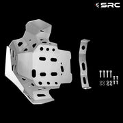 Protective Aluminum Skid Plate/Lower Engine Sump Guard  - Yamaha Ténéré 700 V2 (with Side Wings!) (D) #F-03-090#