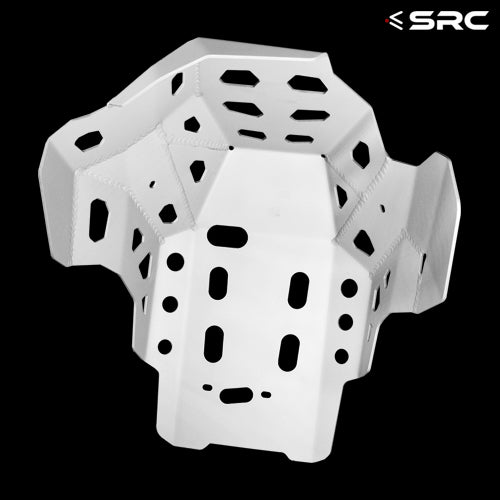 Protective Aluminum Skid Plate/Lower Engine Sump Guard  - Yamaha Ténéré 700 V2 (with Side Wings!) (D) #F-03-090#