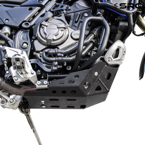 Protective Aluminum Skid Plate/Lower Engine Sump Guard  - Yamaha Ténéré 700 V1 standard version (D)