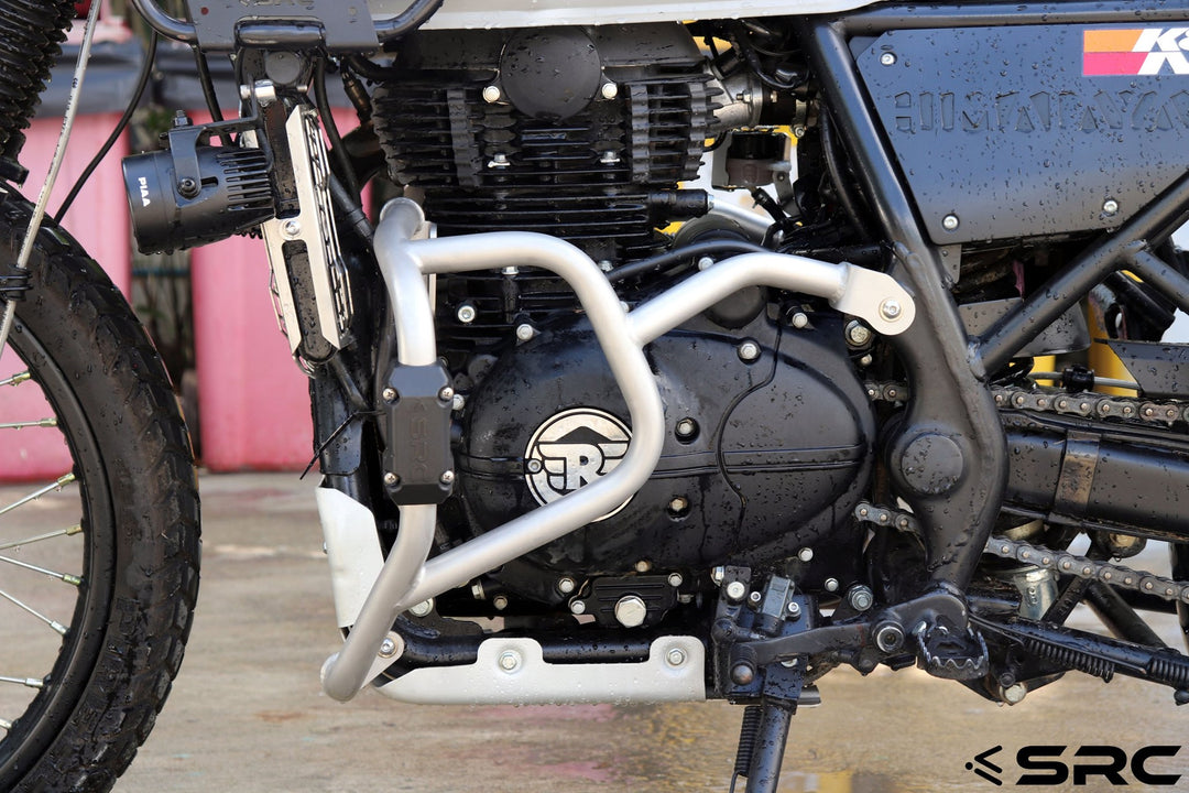 Grille De Radiateur Pour Royal Enfield Himalayan 411 & Scram 411 - Protection Et Style En Acier Inox