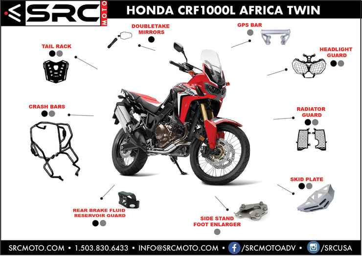 Cargo Tail Rack HONDA AFRICA TWIN 2016-2020