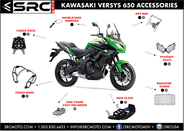 Rear Cargo Rack 2015-2019 KAWASAKI VERSYS 650