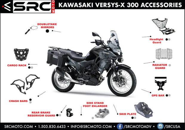 Rear Cargo Rack KAWASAKI VERSYS-X 300