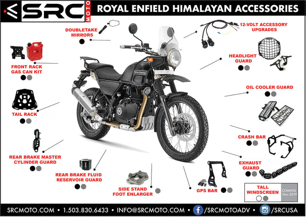 SRC Bracket for Fuel/Jerry Can Royal Enfield Himalayan