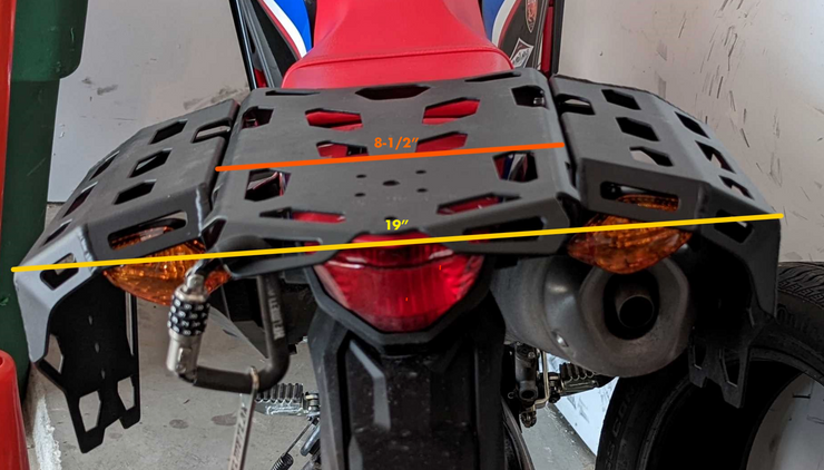 Full Rack System+Gas Can for the CRF Honda 300L & Rally