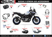 GPS Phone Accessory Mount Bar SUZUKI V-STROM 650 & 1000