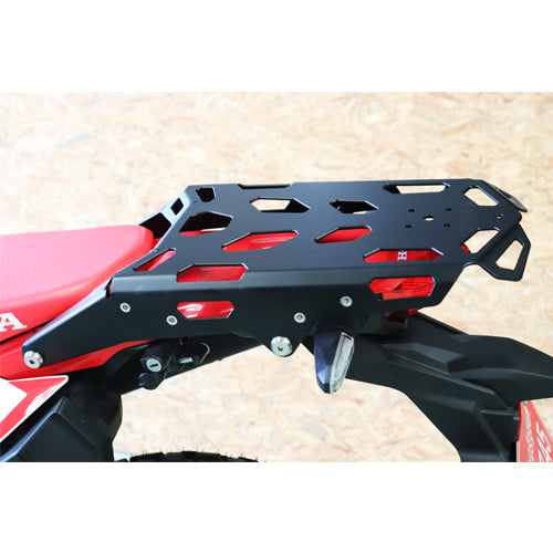 Aluminum Center Rear Cargo Rack CRF HONDA 300L & 300L Rally – SRC MOTO