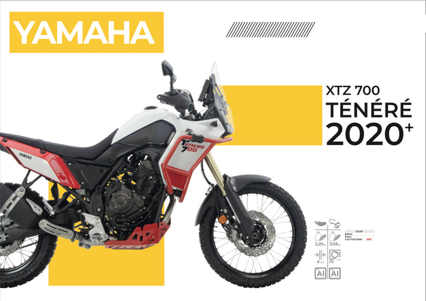 Yamaha 700 Tenere Aluminum Rally Crash Bar / Skid Plate Special