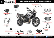 SRC Rear Cargo Rack 2015-2019 Triumph Tiger 800